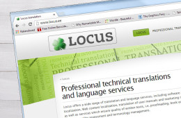 Website design for a translation company