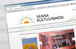 Website for a culture manor in South Estonia