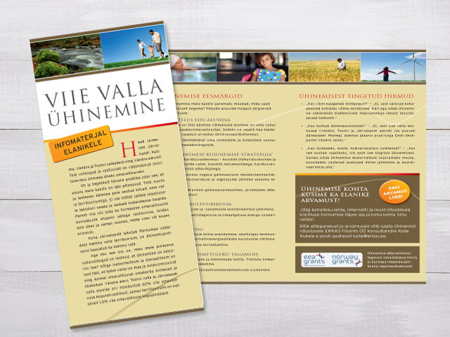 Information brochures and posters design