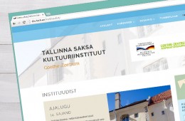 Website design for a culture institute