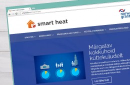 Smart Heat’i veebilehe kujundus